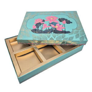 lotus dry fruit box 600gms 6 part box