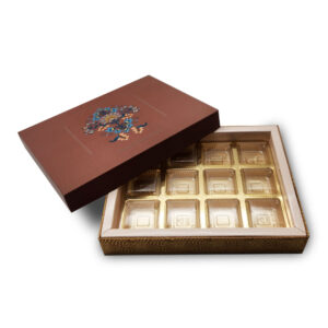 bahaar 12 cavity chocolate box with lid