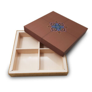 guldasta dry fruit box 300 500 gms 4 part box