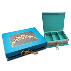 kamal dry fruit box 400 to 650 gms 3 part box